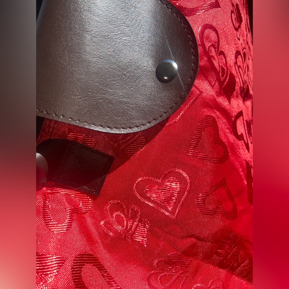 Women’s Red Foldable Zip-To-Close Tote Bag🌟 - Picture 3 of 7